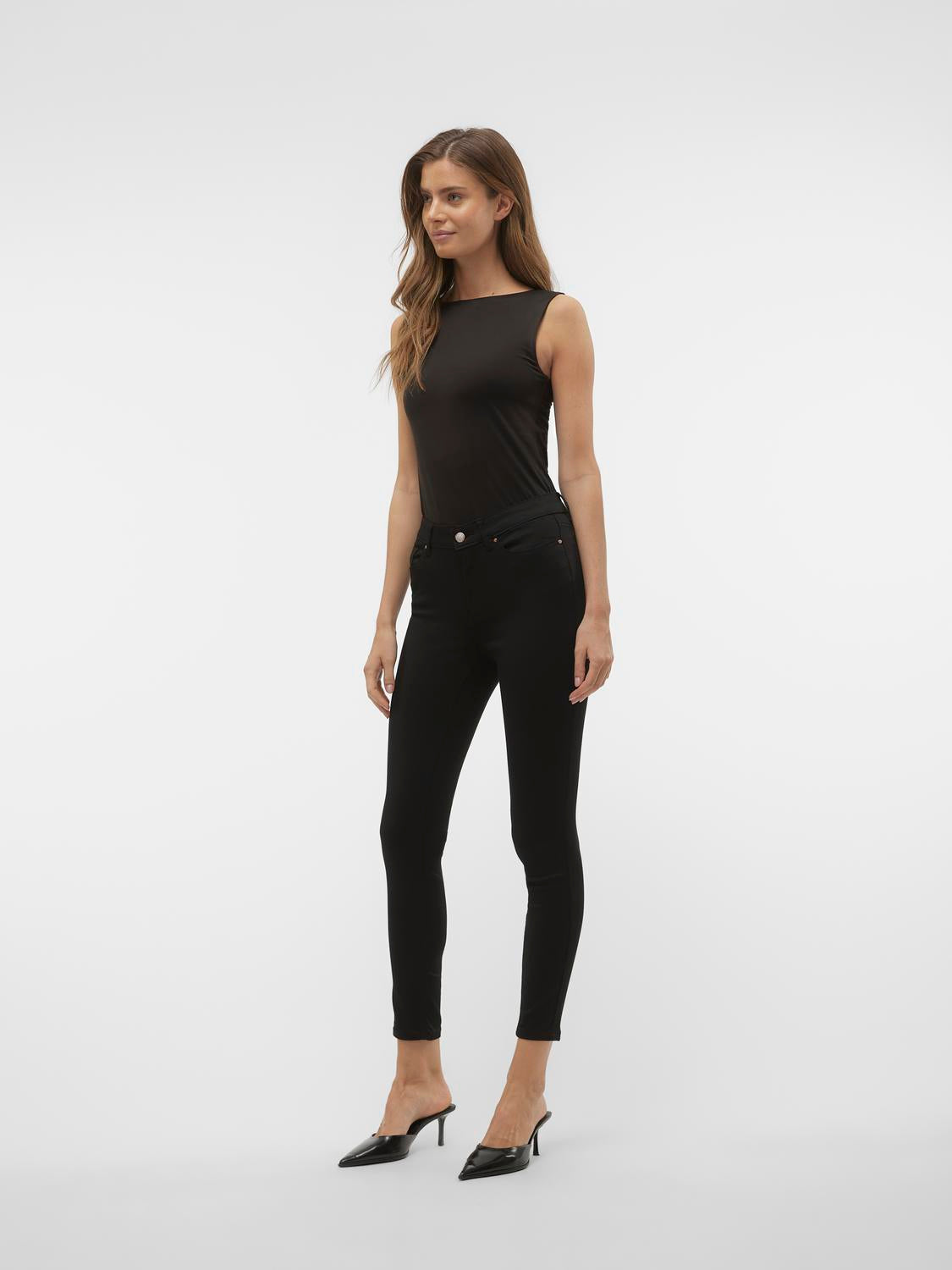 VMFLASH Skinny Jeans - Black